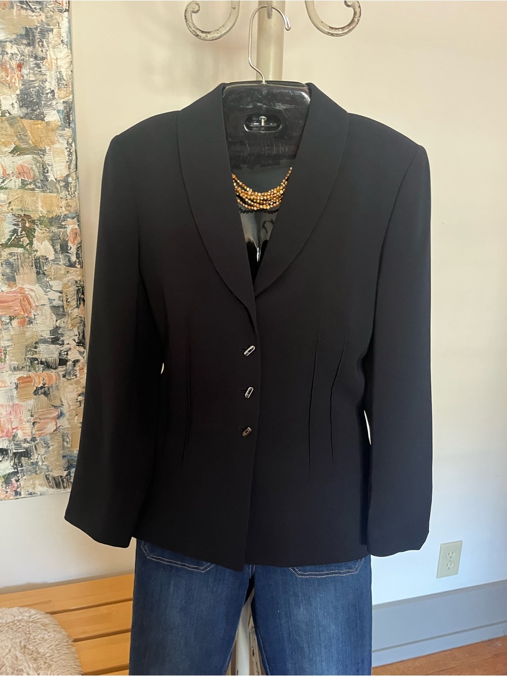 Tahari ASL Classic Black Women's Blazer